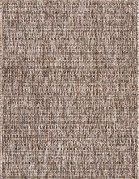 2' 7 x 12' Easy-Clean Striped Indoor / Outdoor Runner Rug