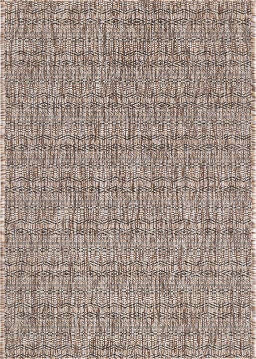 2' x 8' Easy-Clean Striped Indoor / Outdoor Runner Rug
