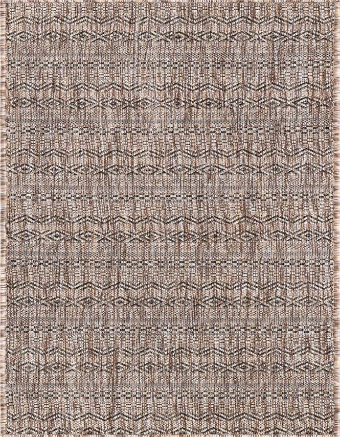 2' x 6' Easy-Clean Striped Indoor / Outdoor Runner Rug