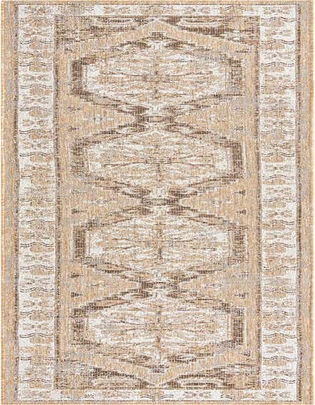2' 7 x 12' Easy-Clean Traditional Indoor / Outdoor Runner Rug