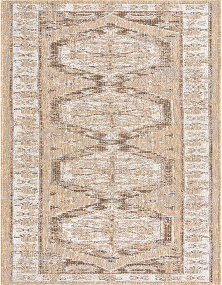 Detail image of 2' 7 x 12' Easy-Clean Traditional Indoor / Outdoor Runner Rug