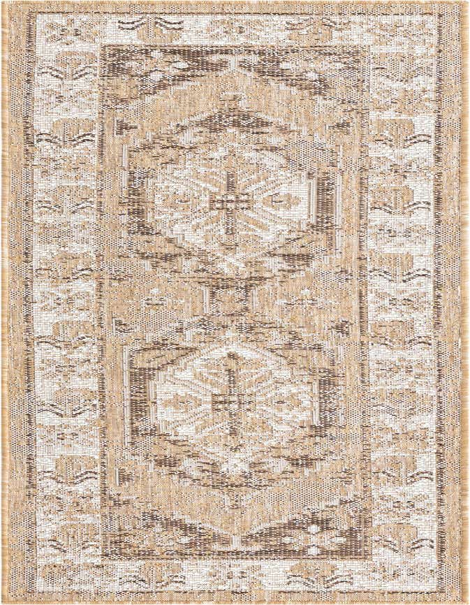 2' x 6' Easy-Clean Traditional Indoor / Outdoor Runner Rug