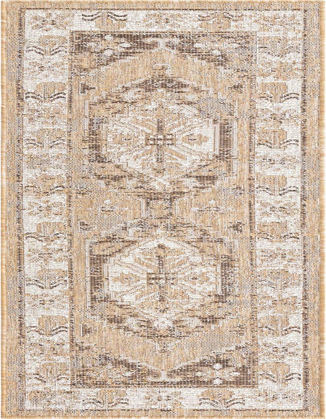 Detail image of 2' x 6' Easy-Clean Traditional Indoor / Outdoor Runner Rug