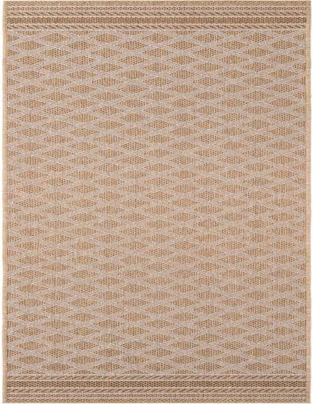2' 7 x 12' Easy-Clean Trellis Indoor / Outdoor Runner Rug