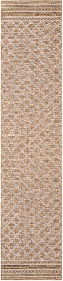 Detail image of 2' 7 x 12' Easy-Clean Trellis Indoor / Outdoor Runner Rug