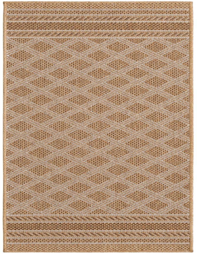 Detail image of 2' x 6' 1 Easy-Clean Trellis Indoor / Outdoor Runner Rug