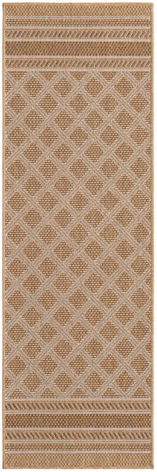 Detail image of 2' x 6' 1 Easy-Clean Trellis Indoor / Outdoor Runner Rug