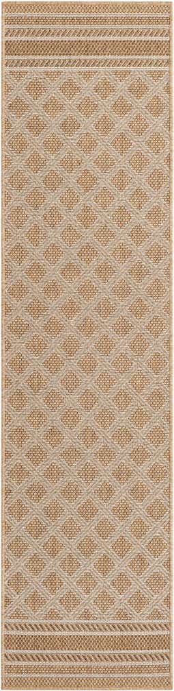 2' x 8' Easy-Clean Trellis Indoor / Outdoor Runner Rug