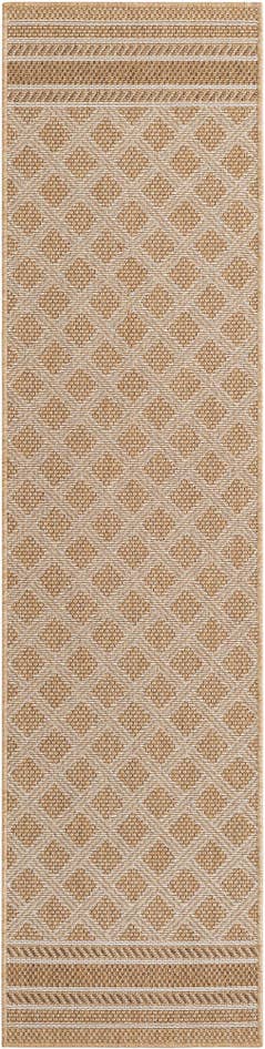 Detail image of 2' x 8' Easy-Clean Trellis Indoor / Outdoor Runner Rug