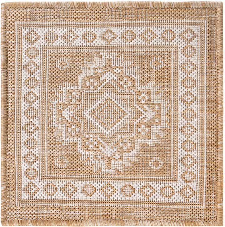 1' 4 x 1' 4 Easy-Clean Aztec Indoor / Outdoor Sample Rug
