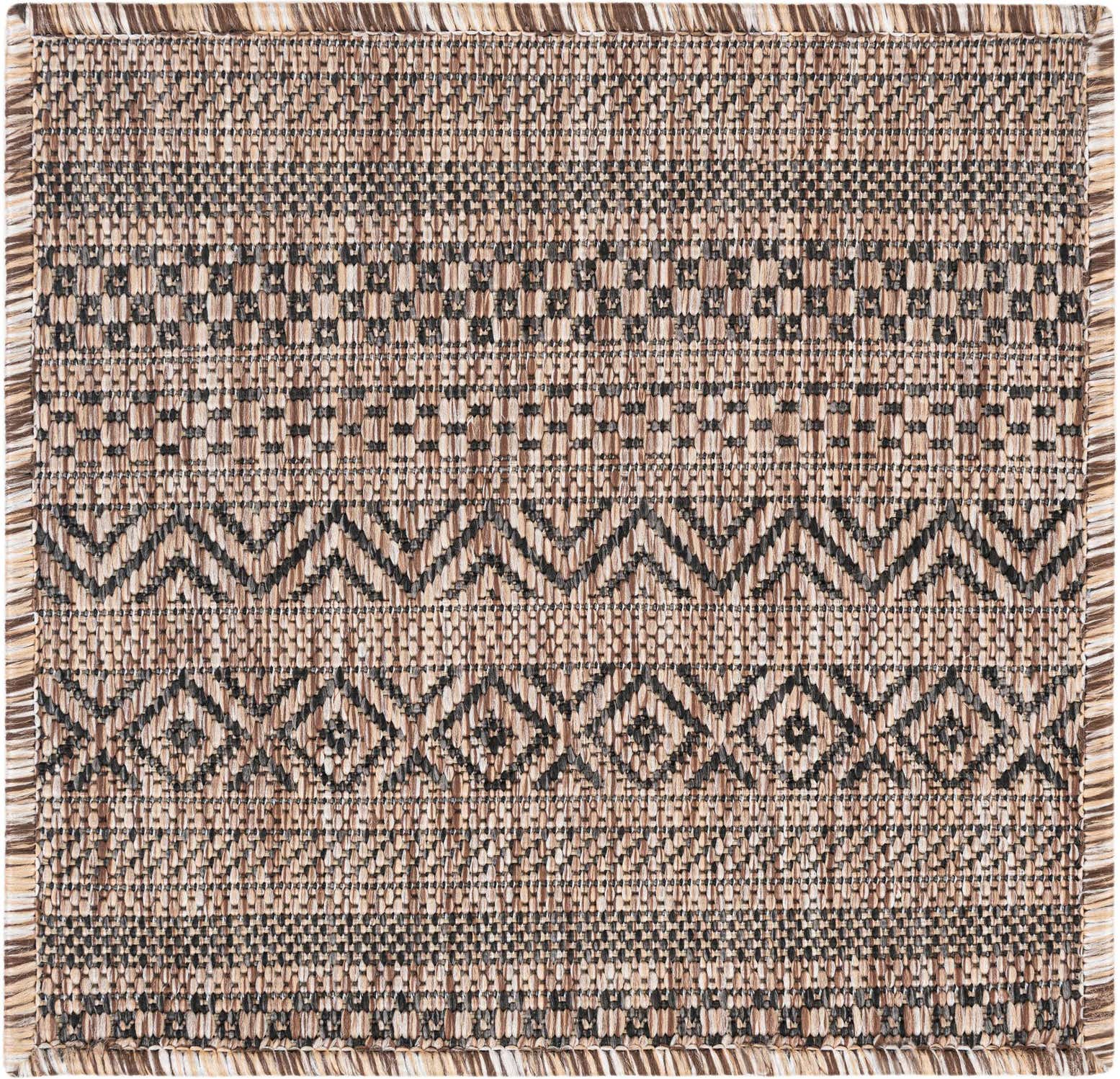 1' 4 x 1' 4 Easy-Clean Ribbon Indoor / Outdoor Sample Rug