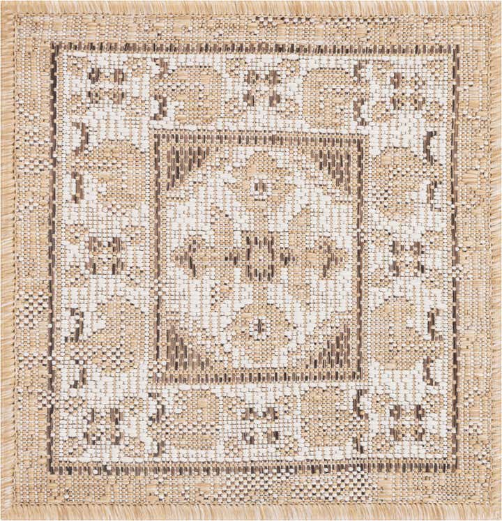 1' 4 x 1' 4 Easy-Clean Traditional Indoor / Outdoor Sample Rug