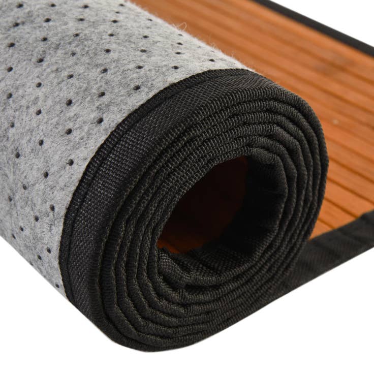 Detail image of 5' 3 x 5' 3 Bamboo Square Rug