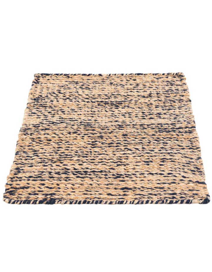 2' x 2' Handmade Braided Jute Square Rug