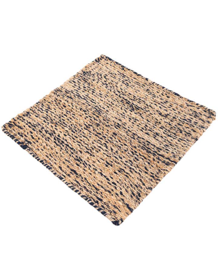 2' x 2' Handmade Braided Jute Square Rug