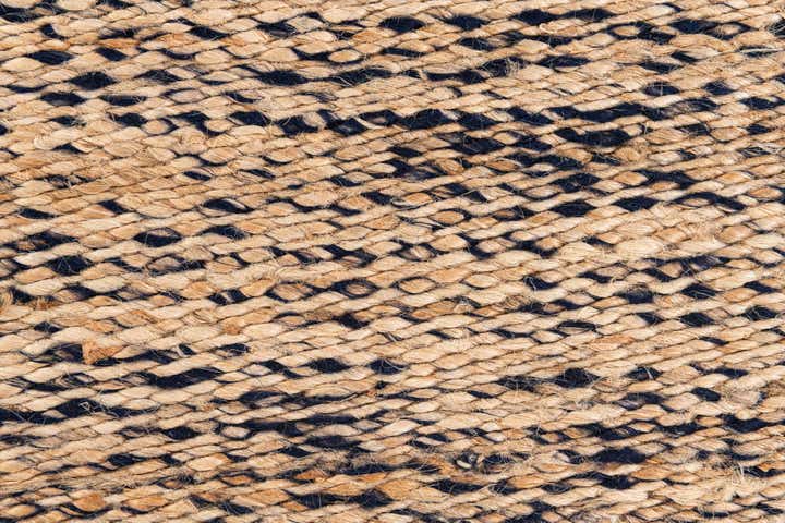 2' x 2' Handmade Braided Jute Square Rug