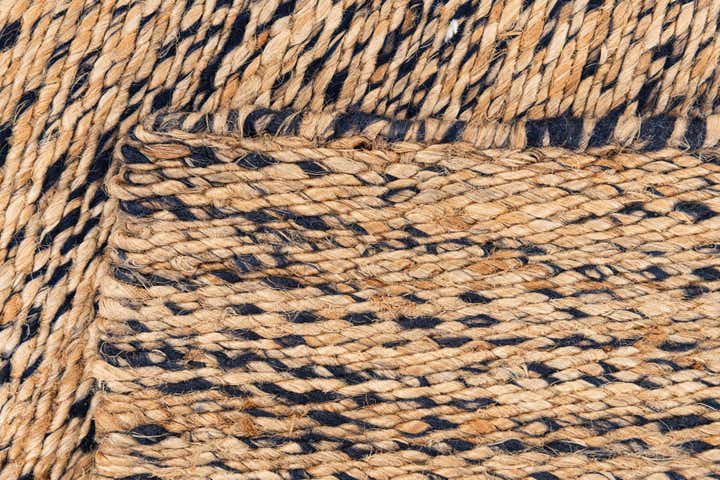 2' x 2' Handmade Braided Jute Square Rug