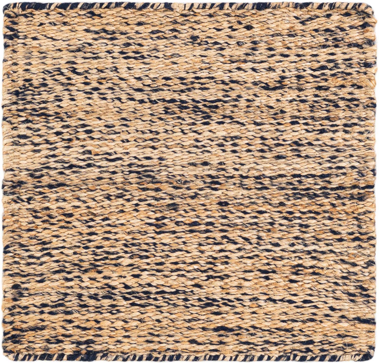 2' x 2' Handmade Braided Jute Square Rug