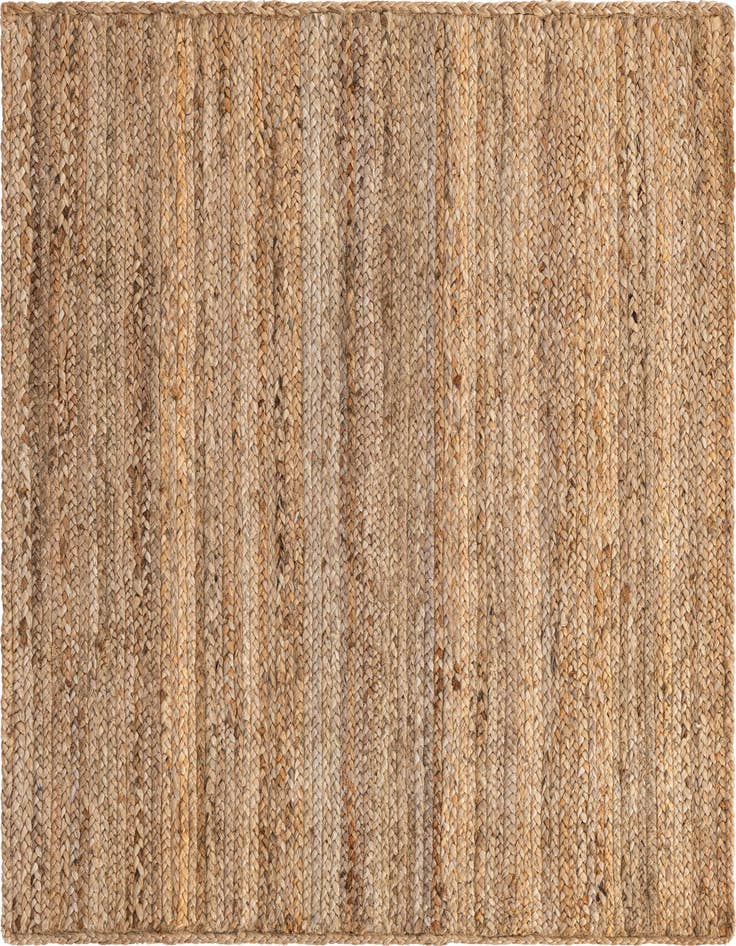 Detail image of 4' 1 x 4' 1  Hand Braided Jute Square Rug