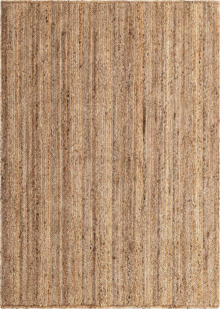 6' 1 x 6' 1 Handmade Braided Jute Square Rug