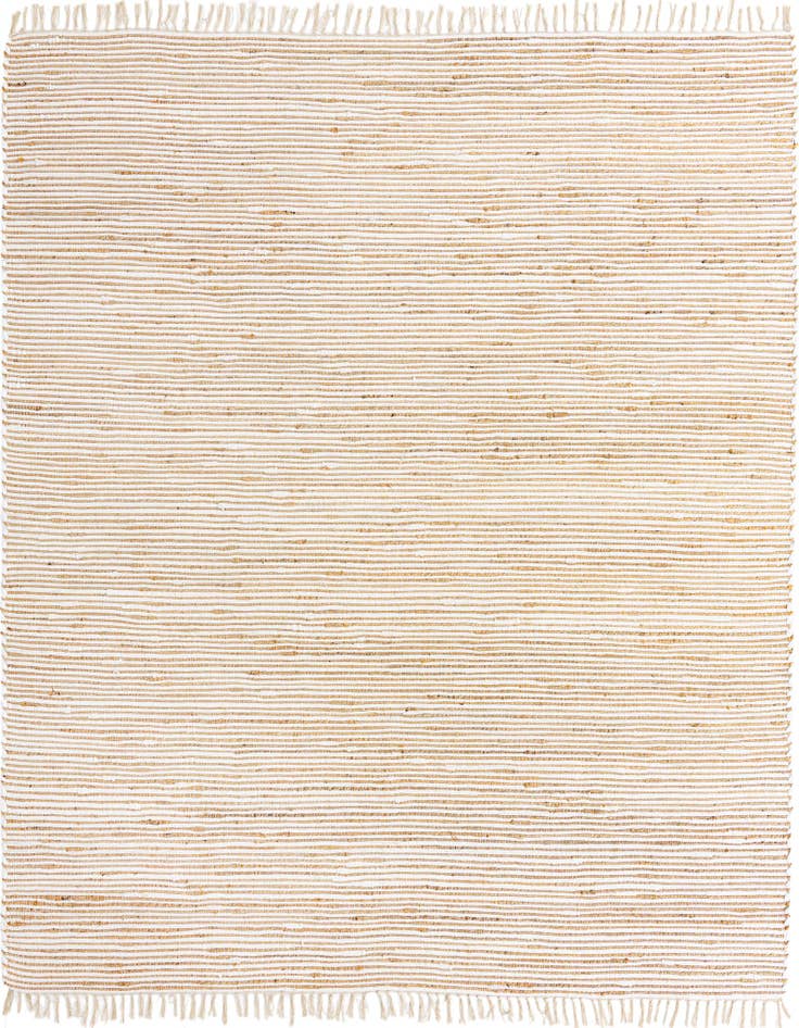 Detail image of 10' x 10' Hand Woven Chindi Jute Square Rug