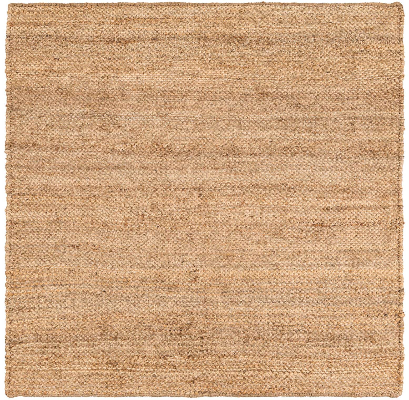 5' 1 x 5' 1 Chunky Jute Square Rug