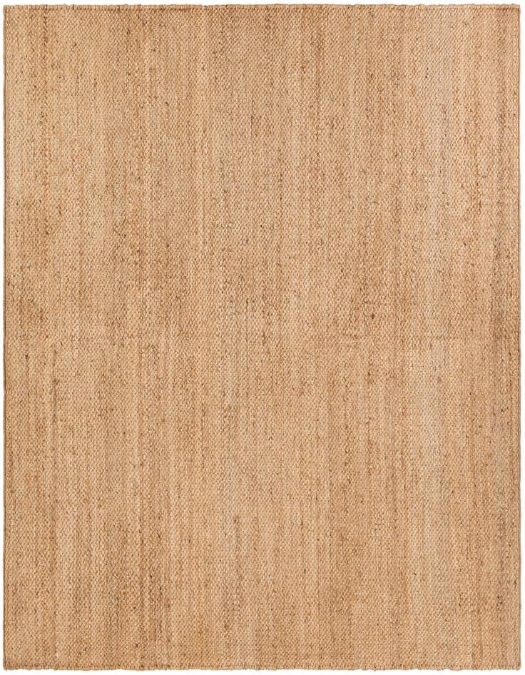 Detail image of 7' 10 x 7' 10 Hand Woven Chunky Jute Square Rug