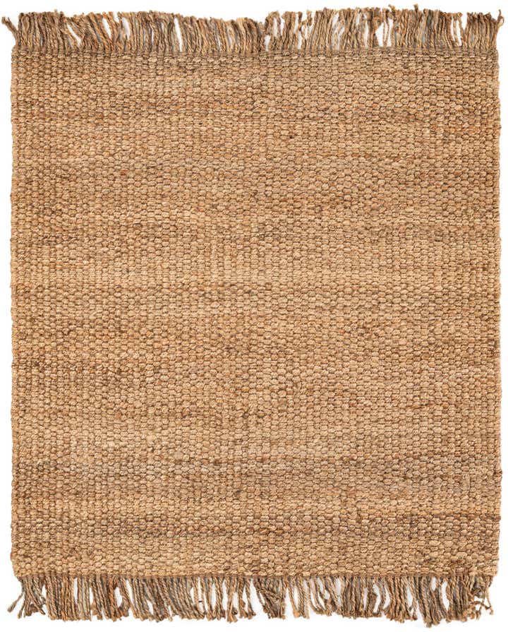 5' 1 x 5' 1 Hand Woven Chunky Jute Square Rug