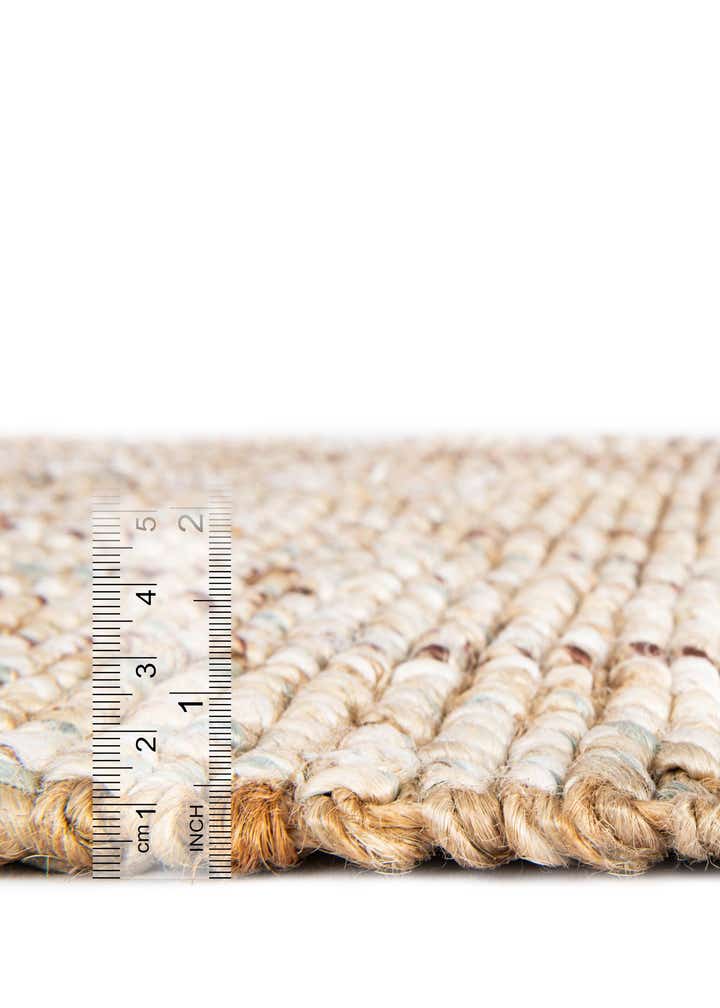 7' 10 x 7' 10 Hand Woven Chunky Jute Square Rug