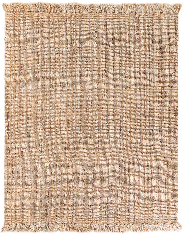 Detail image of 7' 10 x 7' 10 Hand Woven Chunky Jute Square Rug
