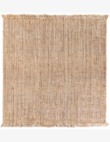 7' 10 x 7' 10 Hand Woven Chunky Jute Square Rug