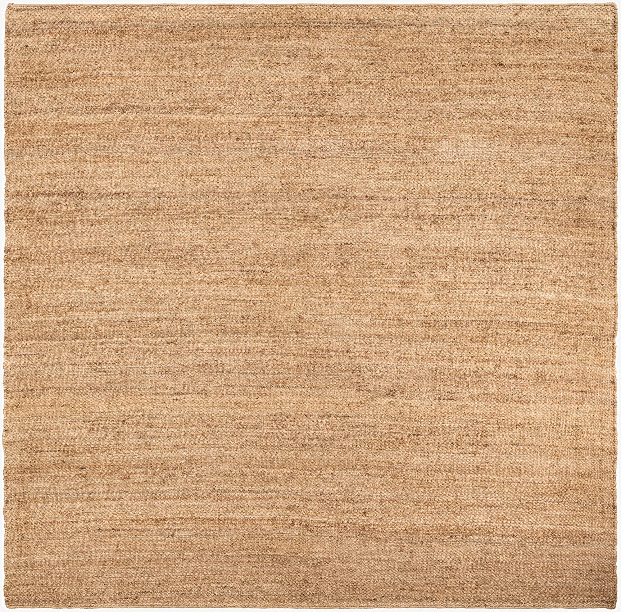 Primary image 10' x 10'  Hand Woven Chunky Jute Square Rug
