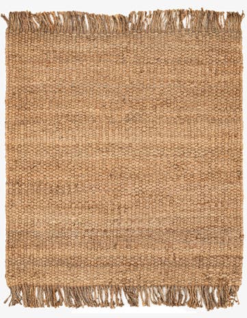 5' 1 x 5' 1 Hand Woven Chunky Jute Square Rug