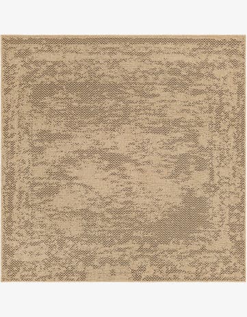 Natural Dunes Square Rug