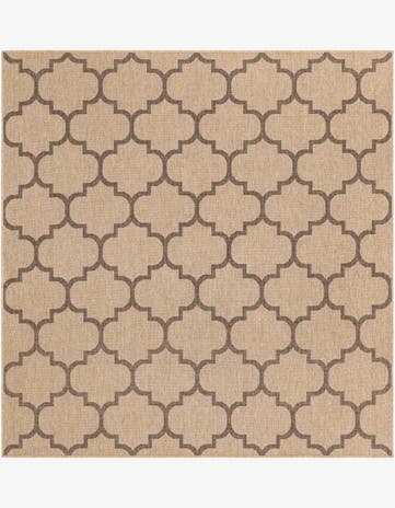 Natural Dunes Square Rug
