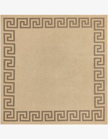Natural Dunes Square Rug