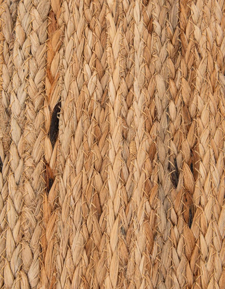 Detail image of 7' x 7' 3  Hand Hand Braided Jute Square Rug