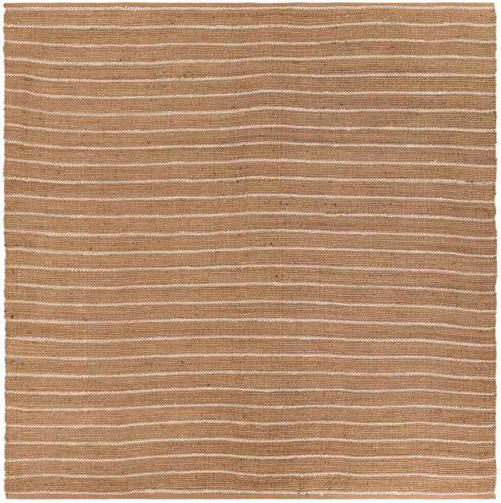 10' x 10' Hand Braided Laurel Handwoven Jute Square Rug