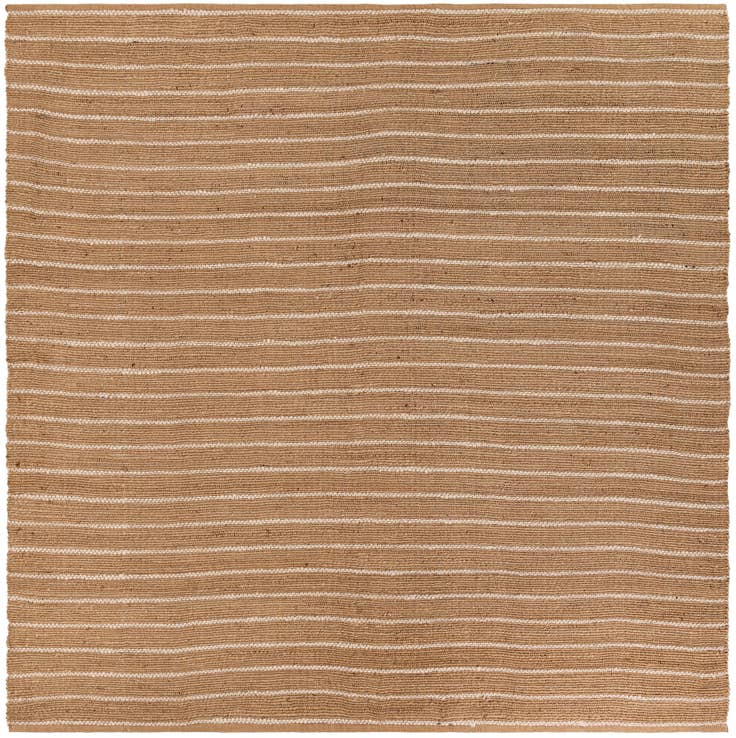 Detail image of 10' x 10' Hand Braided Laurel Handwoven Jute Square Rug