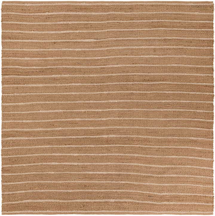 7' 10 x 7' 10 Hand Braided Laurel Handwoven Jute Square Rug
