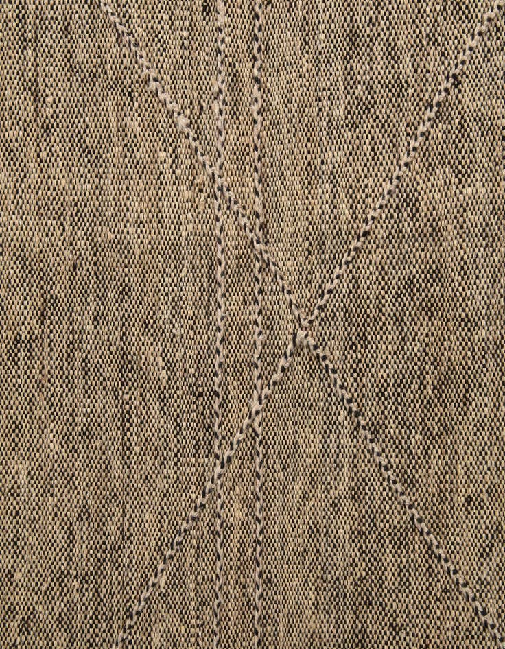 Detail image of 8' 10 x 9' 9  Hand Knotted Moroccan Wool Square Rug