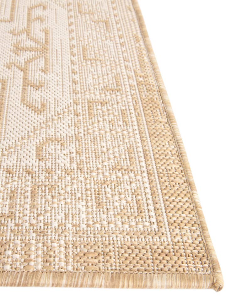 Detail image of 5' 3 x 5' 3 Easy-Clean Aztec Indoor / Outdoor Square Rug