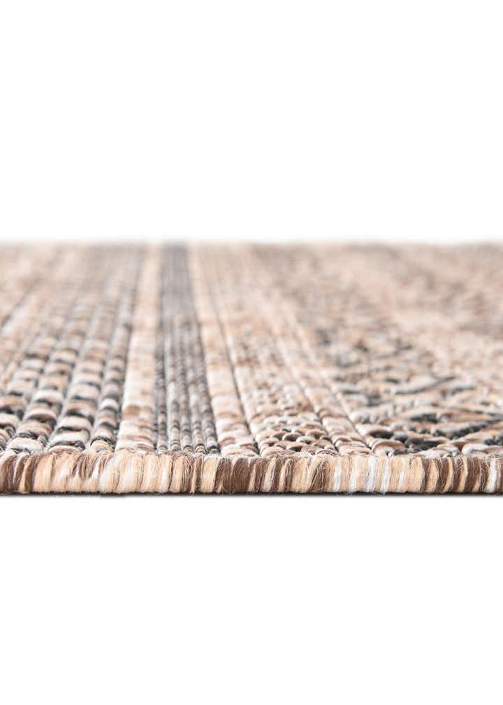 5' 3 x 5' 3 Easy-Clean Ribbon Indoor / Outdoor Square Rug