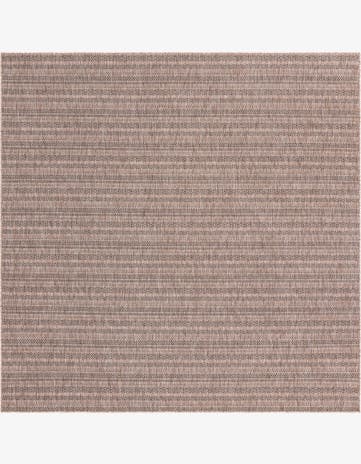 10' x 10' Easy-Clean Ribbon Indoor / Outdoor Square Rug