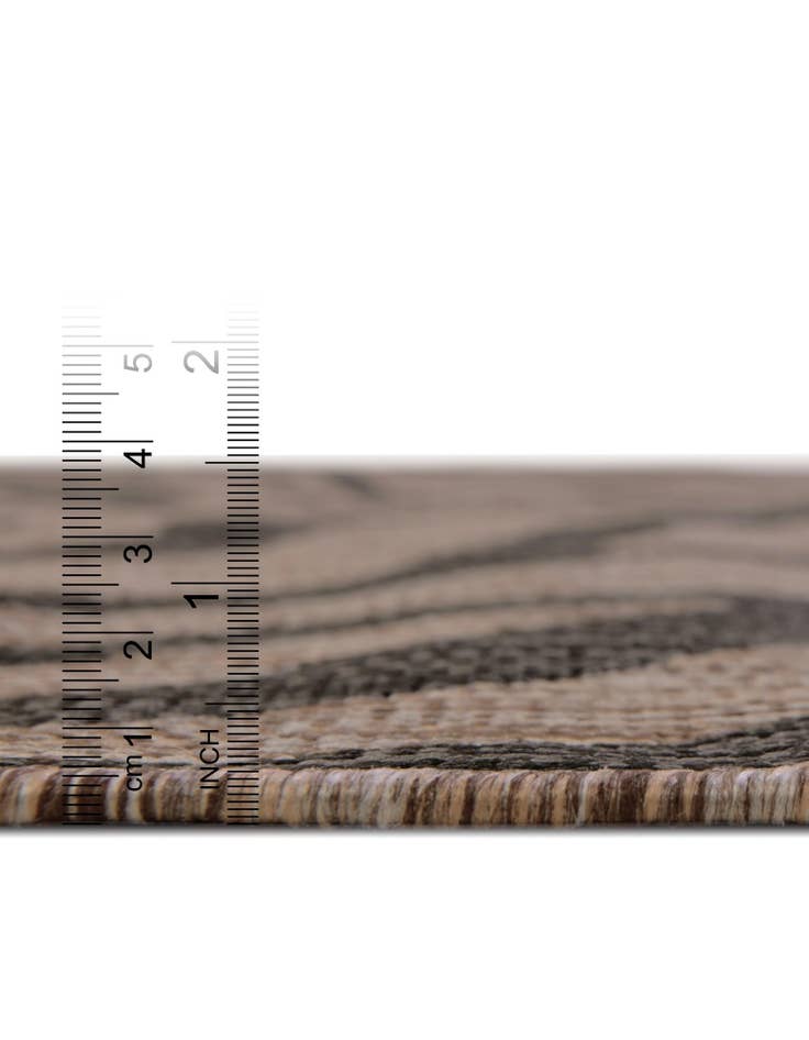 Detail image of 10' x 10' Easy-Clean Safari Indoor / Outdoor Square Rug