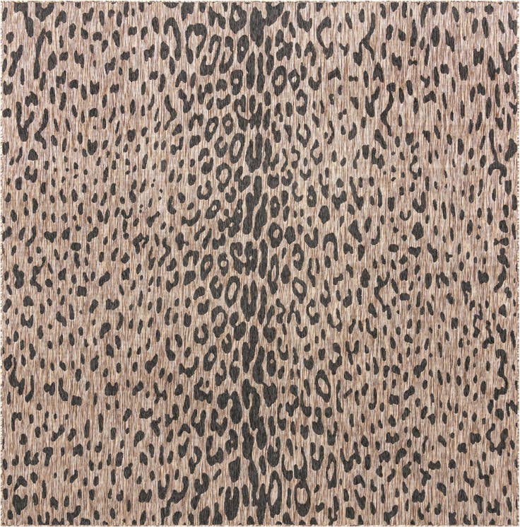 Detail image of 10' x 10' Easy-Clean Safari Indoor / Outdoor Square Rug
