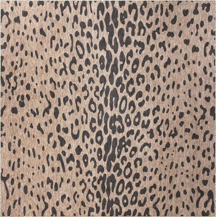 13' x 13' Easy-Clean Safari Indoor / Outdoor Square Rug