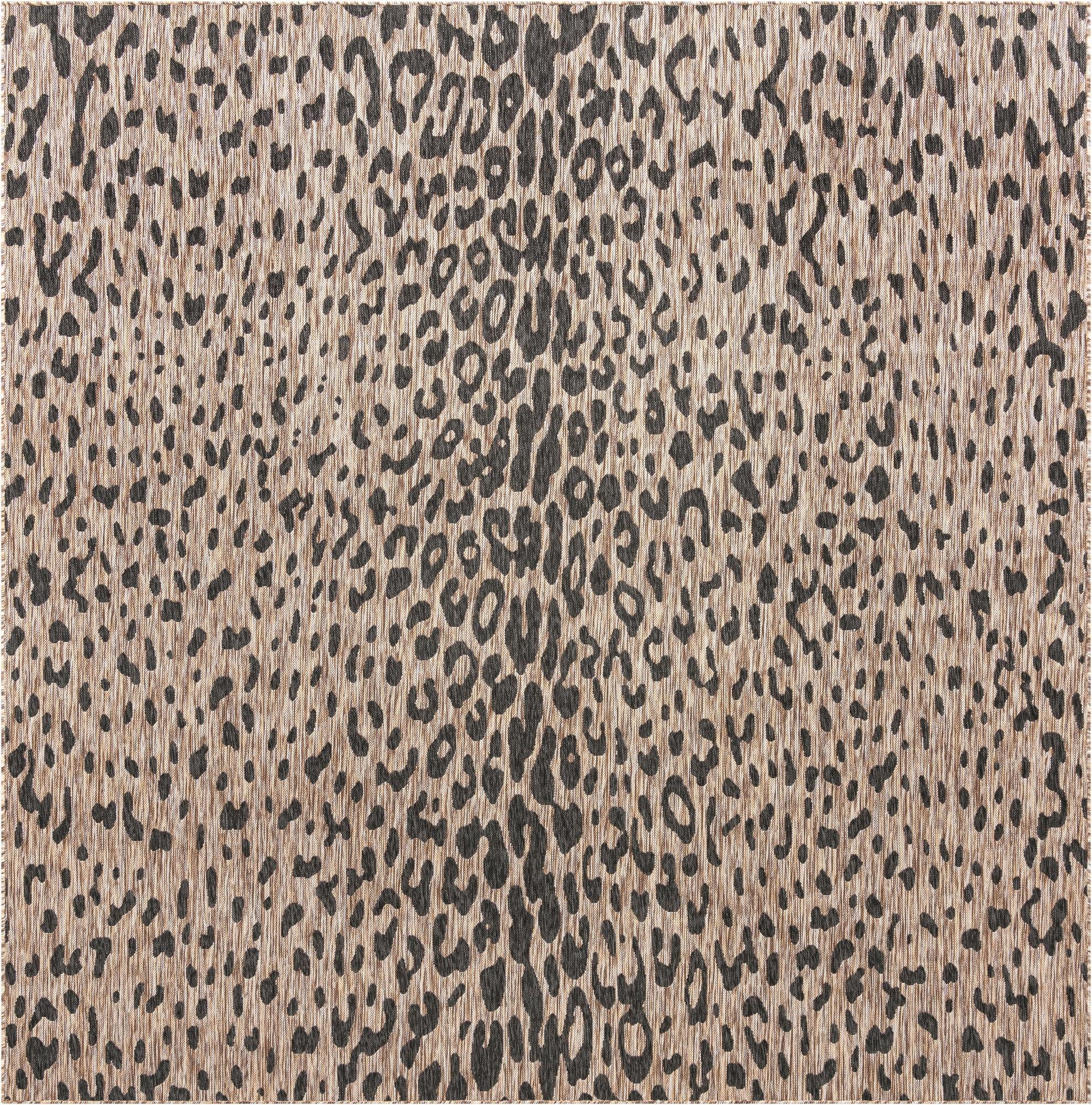 10' x 10'  Washable Safari Indoor / Outdoor Square Rug