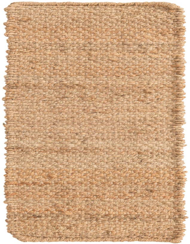 Detail image of 0' 9 x 2' 6 Hand Woven Chunky Jute Stair Rug
