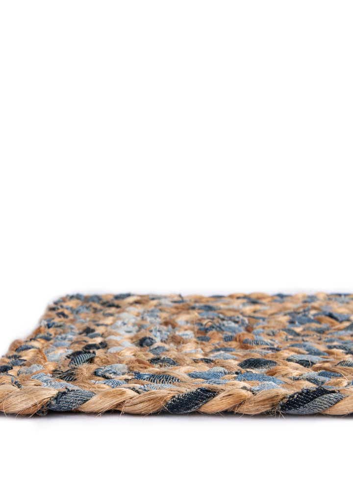 1' 2 x 5' 1 Handmade Braided Chindi Table Runner Rug
